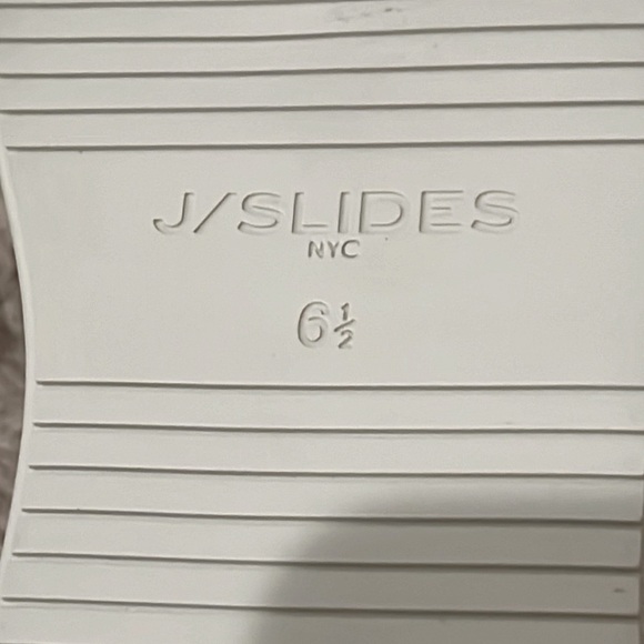 NWOT J/SLIDES Ninka Gold Metallic Waterproof Sneaker - Picture 8 of 12